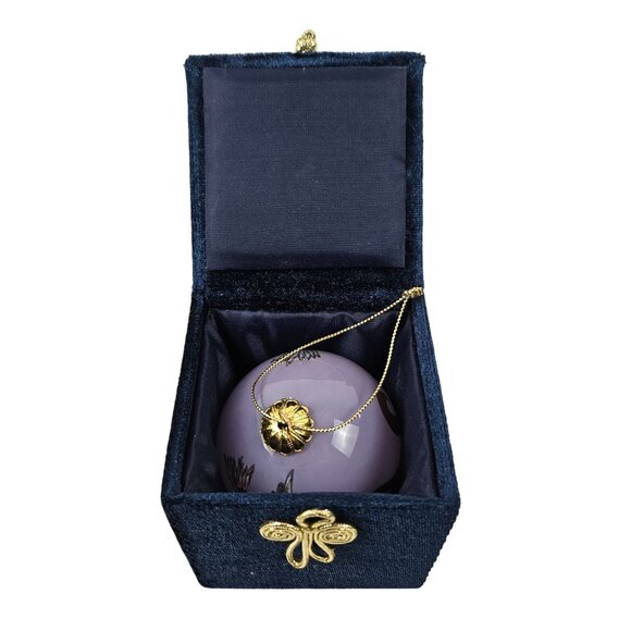 Pier 1 One Imports Ornament Traditional Doves Glass Vintage Christmas Boxed - Picture 8 of 10